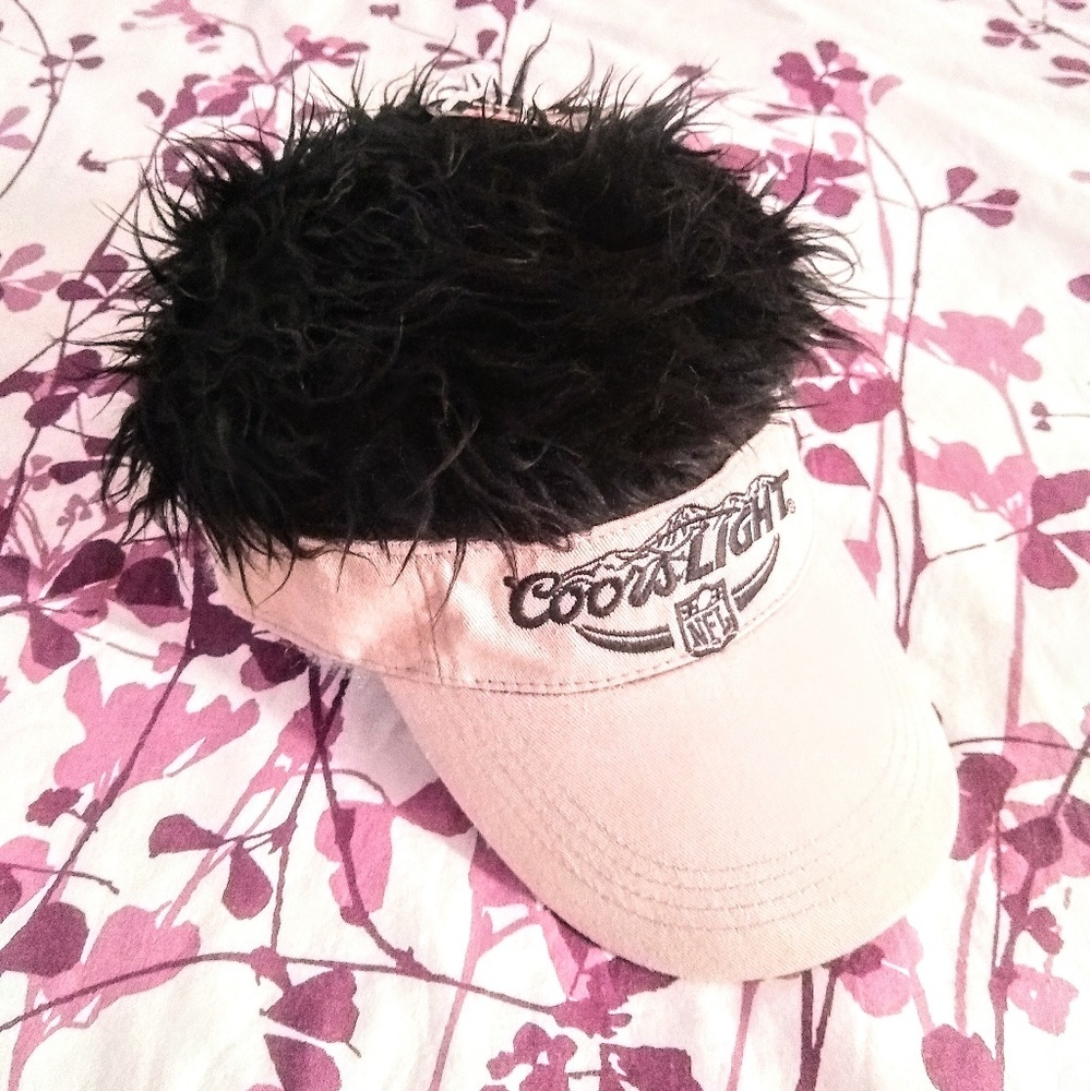 Coors Light Logo Flair Hair Visor Cap
